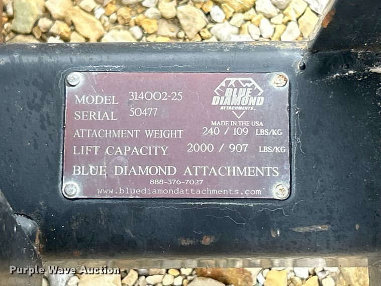 image for item FC5326 (2) skid steer forks