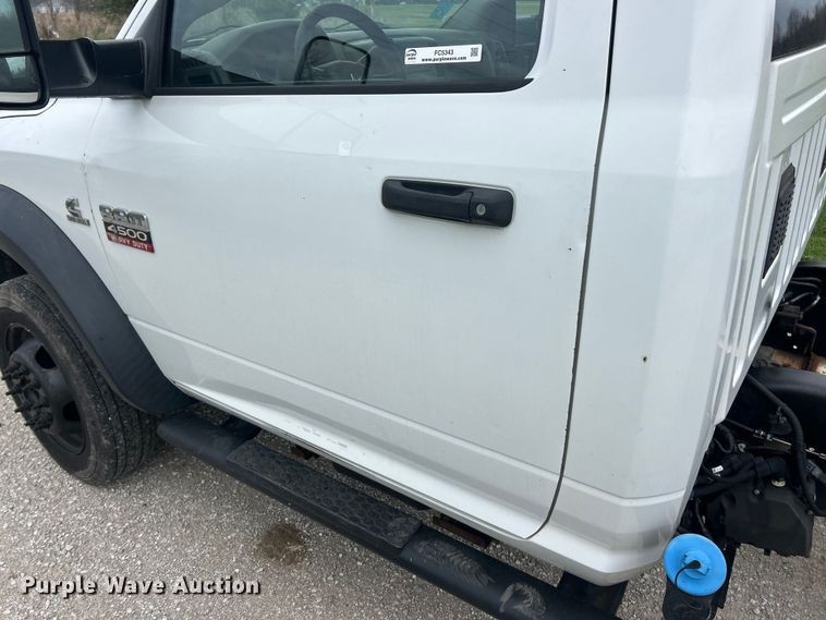 image for item FC5343 2012 Dodge Ram 4500HD truck cab and chassis