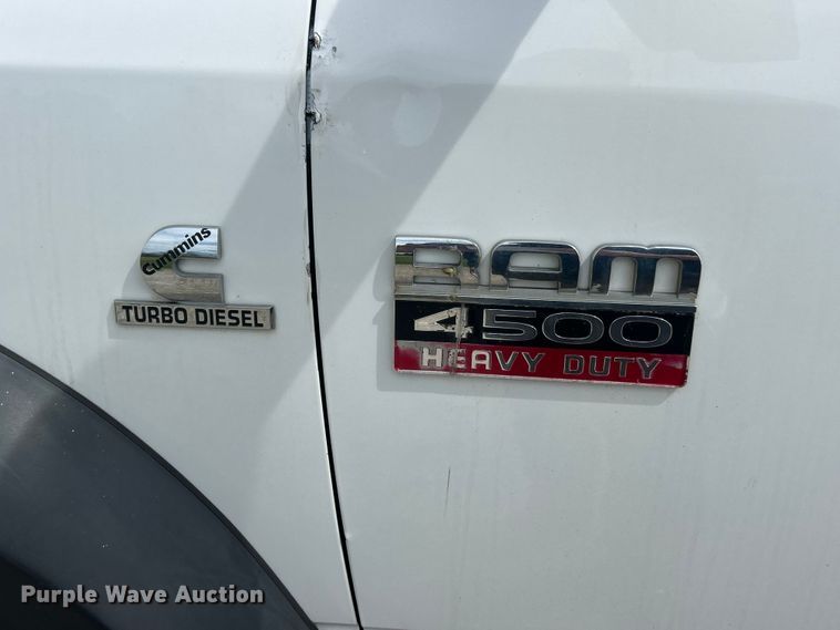 image for item FC5343 2012 Dodge Ram 4500HD truck cab and chassis