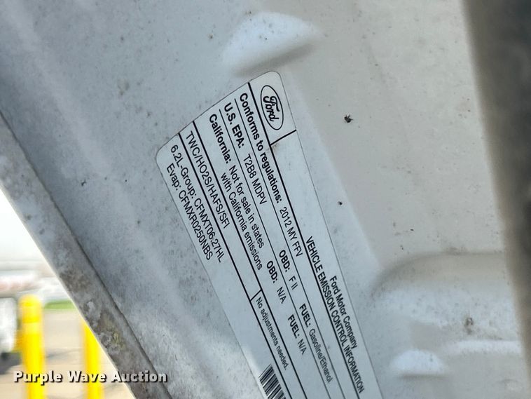 image for item FC5381 2012 Ford F250 Super Duty XL pickup truck