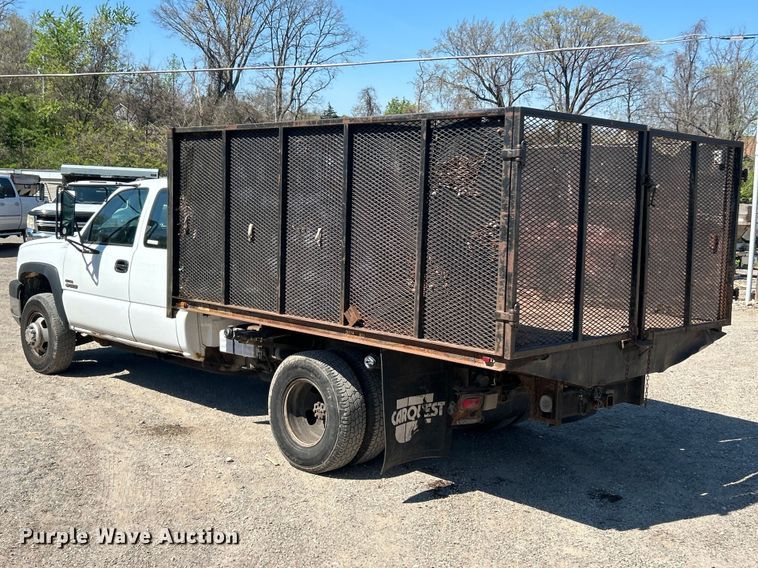 image for item FC5401 2005 Chevrolet Silverado 3500 Ext. Cab dump bed pickup truck