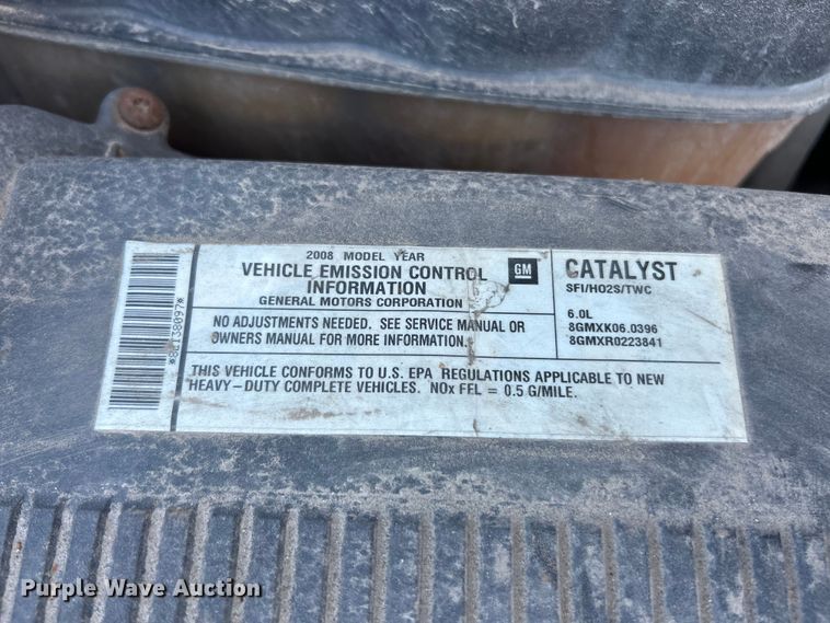 image for item FC5402 2008 GMC Sierra 2500HD pickup truck