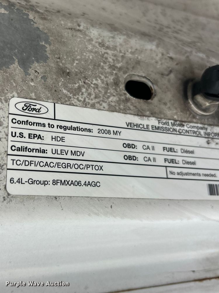 image for item FC5406 2008 Ford F250 Super Duty Crew Cab pickup truck