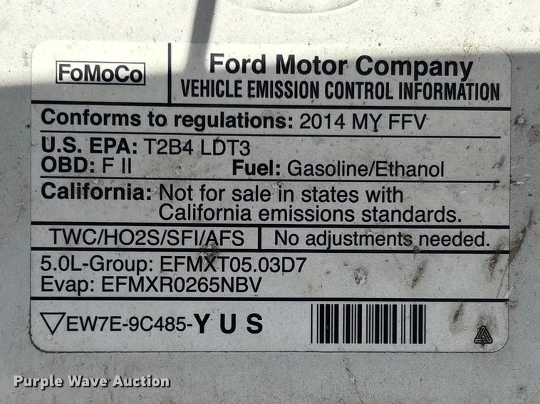 image for item FC5564 2014 Ford F150 Crew Cab pickup truck