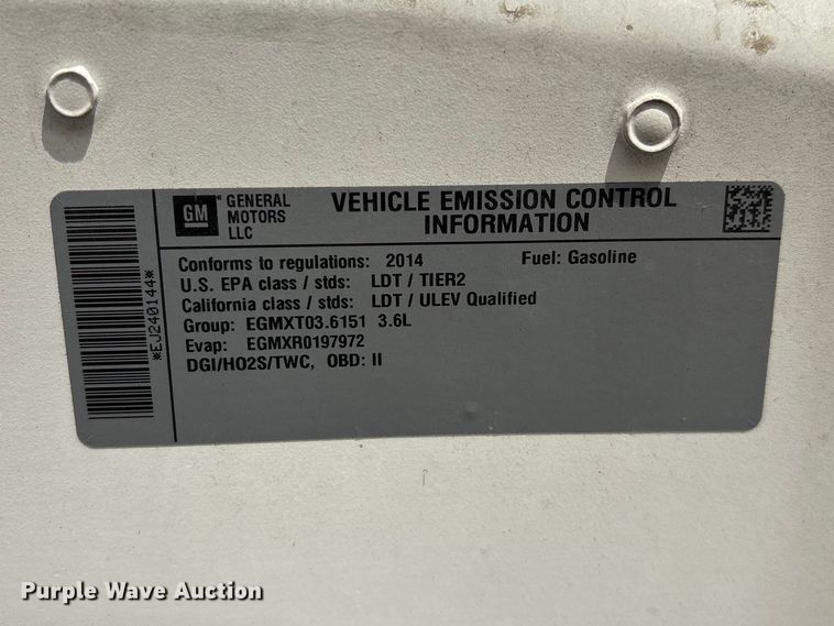 image for item FG0201 2014 Buick Enclave SUV