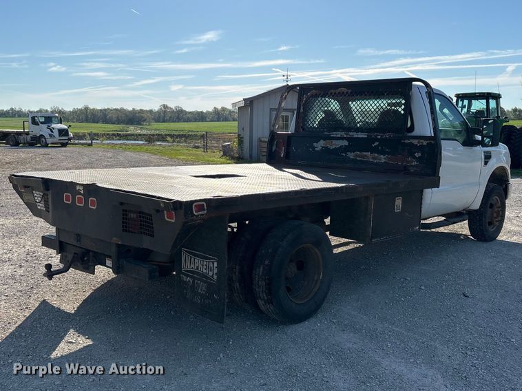 image for item FG0233 2009 Ford F350 flatbed pickup truck