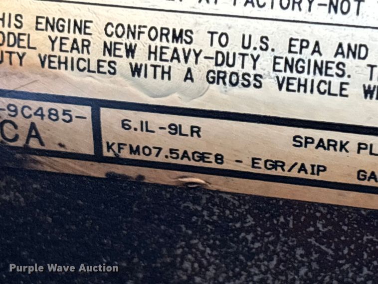 image for item FG0291 1989 Ford F600 fuel truck