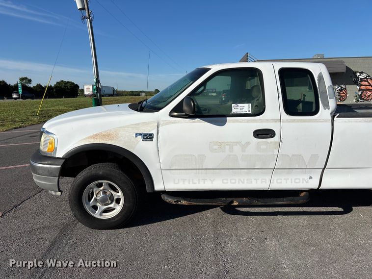image for item FG0292 2001 Ford F150 Ext. Cab pickup truck