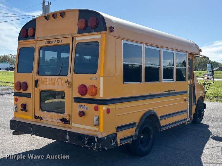 image for item FG0295 1998 Chevrolet Express school bus