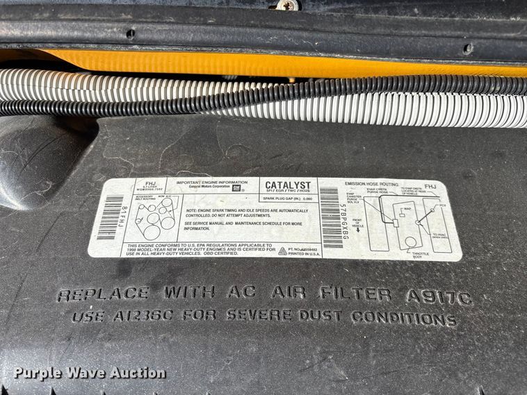 image for item FG0295 1998 Chevrolet Express school bus