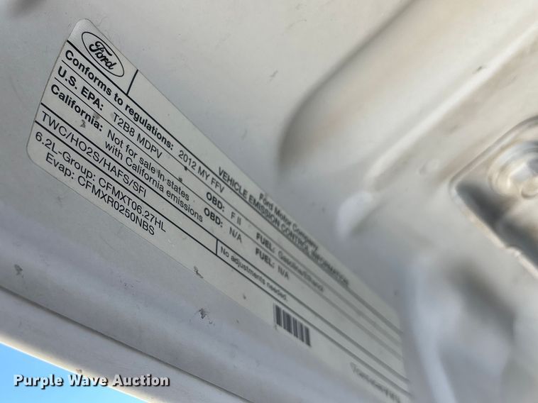 image for item FG2809 2012 Ford F250 Super Duty Ext. Cab pickup truck