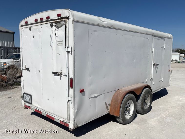 image for item FG2812 2010 Forest River enclosed cargo trailer
