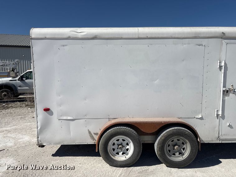 image for item FG2812 2010 Forest River enclosed cargo trailer