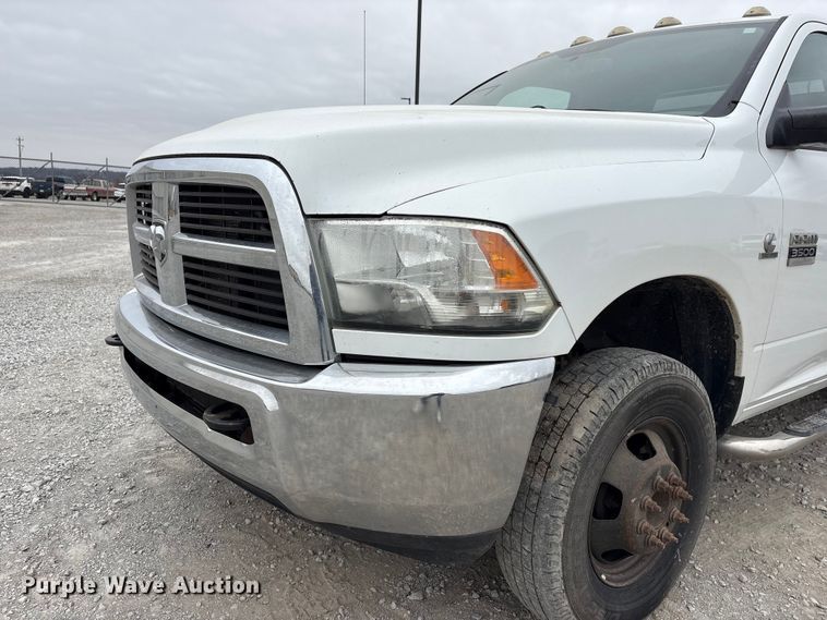 image for item FG2821 2012 RAM 3500 flatbed pickup truck