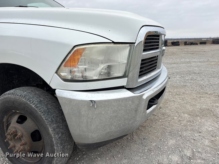 image for item FG2821 2012 RAM 3500 flatbed pickup truck