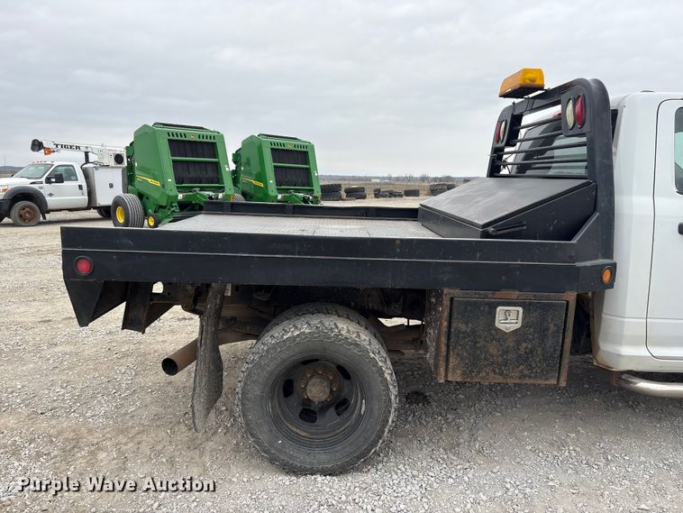 image for item FG2821 2012 RAM 3500 flatbed pickup truck