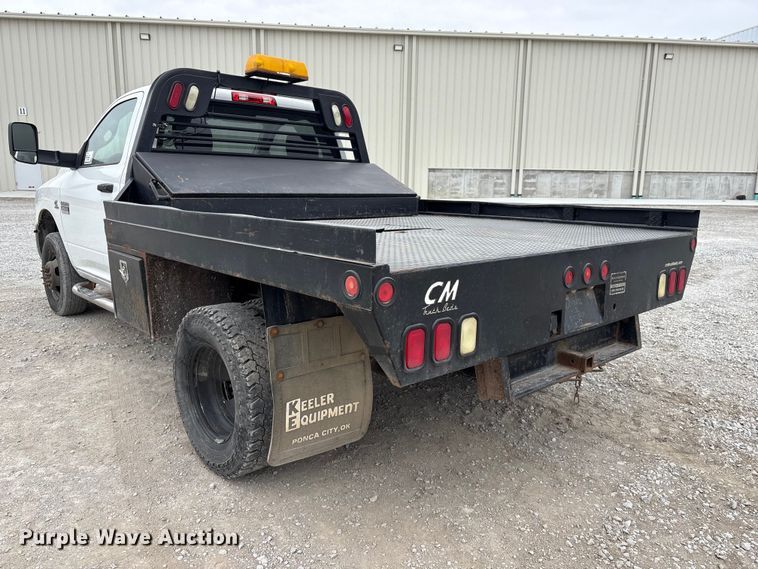 image for item FG2821 2012 RAM 3500 flatbed pickup truck