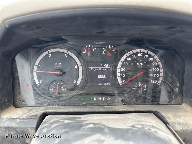 image for item FG2821 2012 RAM 3500 flatbed pickup truck