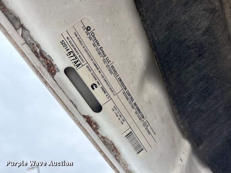 image for item FG2821 2012 RAM 3500 flatbed pickup truck