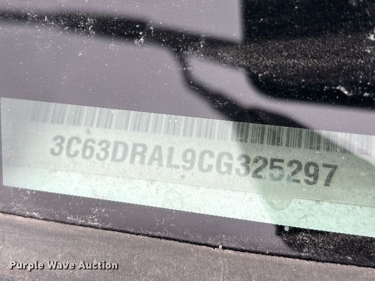 image for item FG2821 2012 RAM 3500 flatbed pickup truck