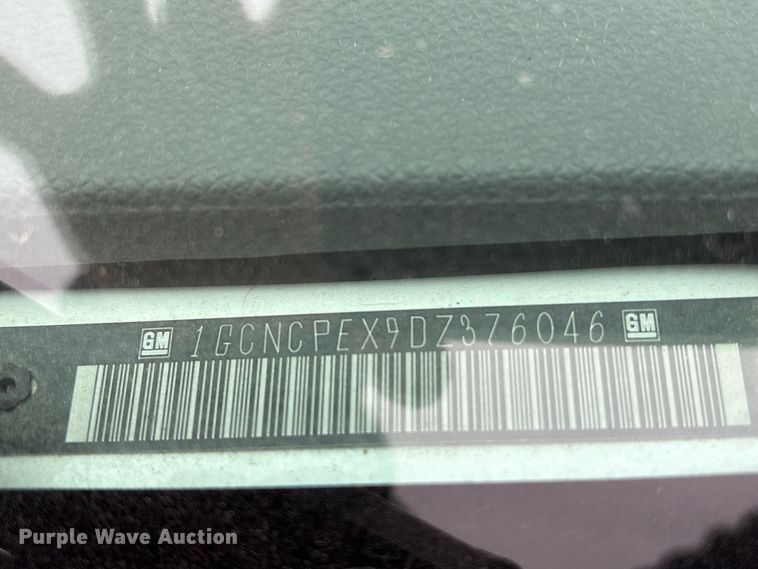 image for item FG2823 2013 Chevrolet Silverado 1500 pickup truck