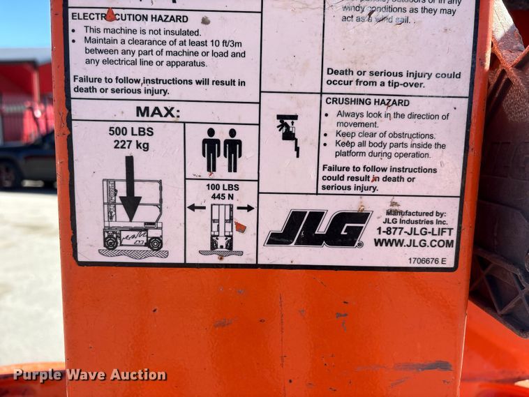 image for item FG2924 2011 JLG 1230ES scissor lift
