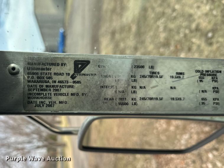 image for item FK0014 2008 Workhorse W62 delivery truck