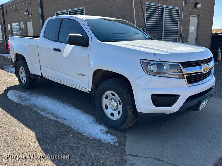 image for item FK0037 2016 Chevrolet Colorado Ext. Cab pickup truck