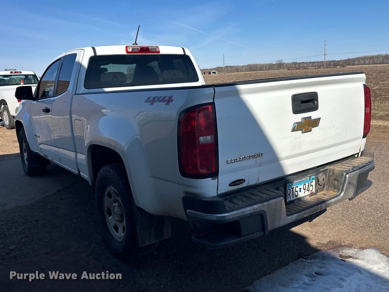 image for item FK0037 2016 Chevrolet Colorado Ext. Cab pickup truck