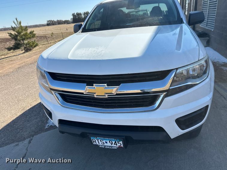 image for item FK0037 2016 Chevrolet Colorado Ext. Cab pickup truck