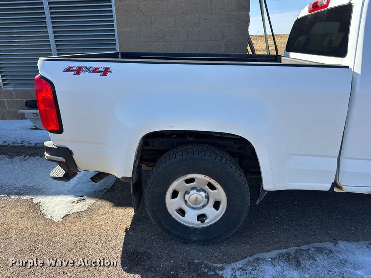 image for item FK0037 2016 Chevrolet Colorado Ext. Cab pickup truck