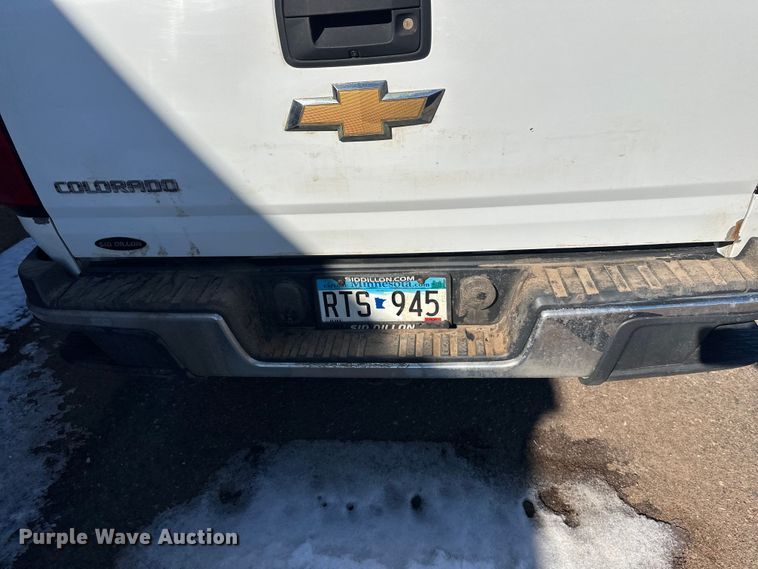 image for item FK0037 2016 Chevrolet Colorado Ext. Cab pickup truck