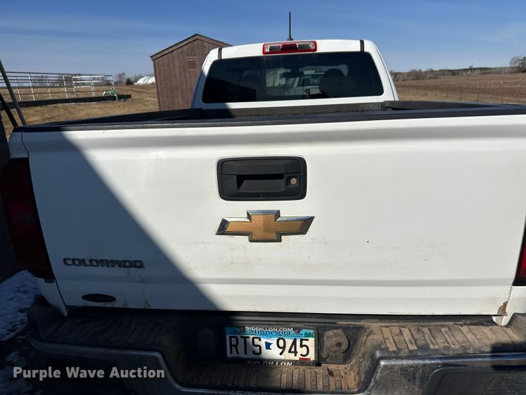 image for item FK0037 2016 Chevrolet Colorado Ext. Cab pickup truck