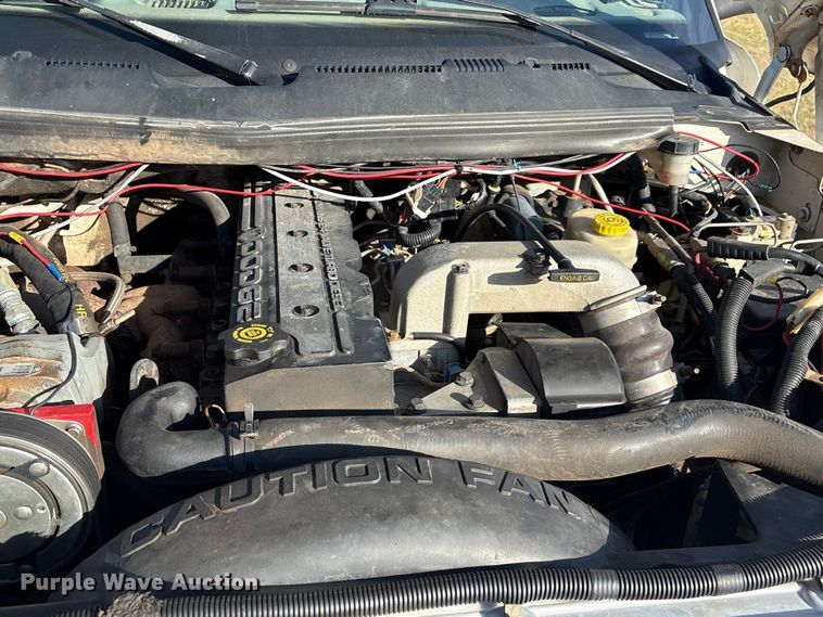 image for item NK9054 2001 Dodge Ram 2500 bale bed pickup truck