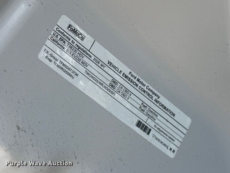 image for item NK9168 2026 Ford F250 Super Duty XLT Crew Cab pickup truck