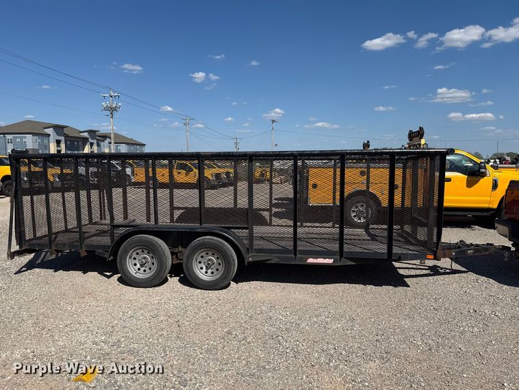 image for item NK9183 2017 C&M Trailers utility trailer