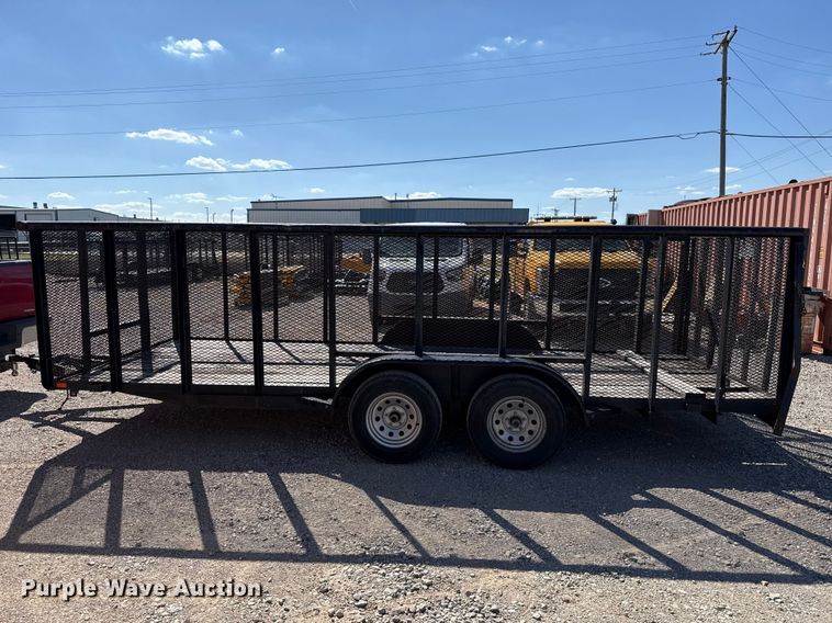 image for item NK9183 2017 C&M Trailers utility trailer