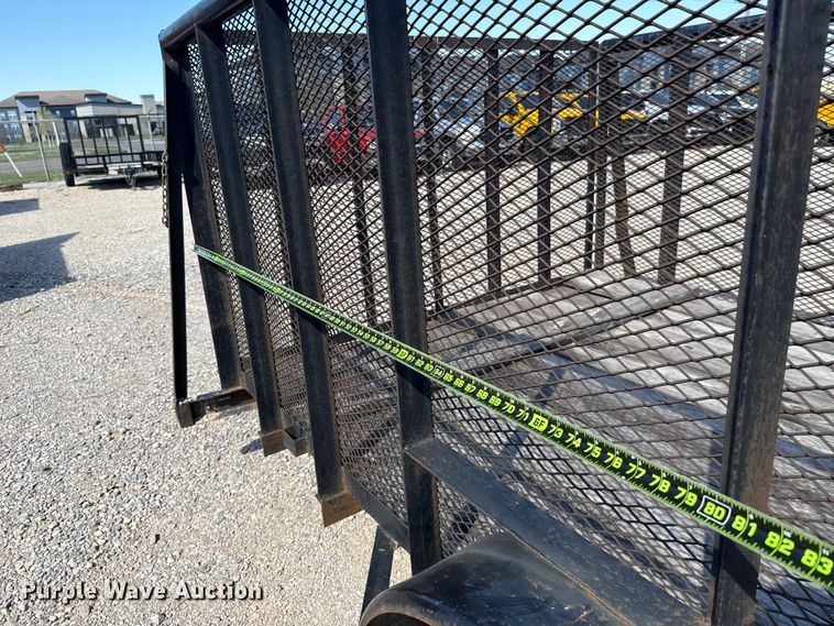 image for item NK9183 2017 C&M Trailers utility trailer