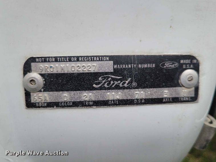 image for item NK9961 1969 Ford Mustang 