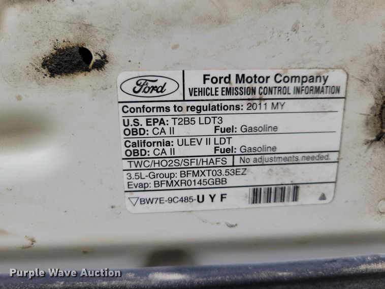 image for item NK9962 2011 Ford Explorer SUV