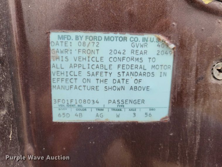 image for item NK9963 1973 Ford Mustang 