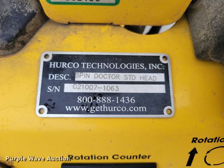 image for item NK9969 Hurco Technologies Spin Doctor G2 valve exerciser