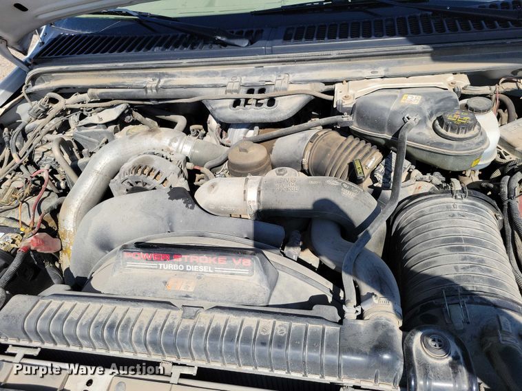 image for item NK9990 2005 Ford F350 Super Duty flatbed pickup truck