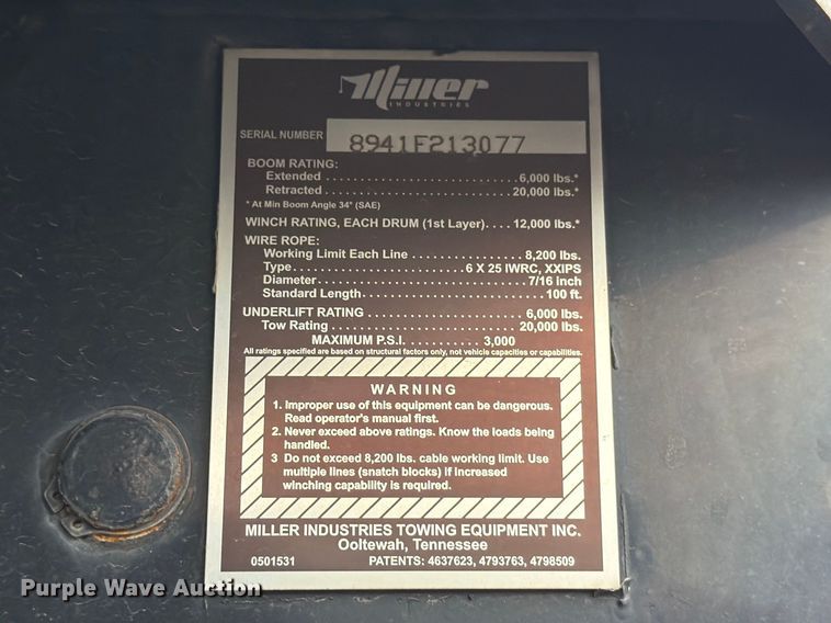 image for item YA2466 2021 RAM 5500 Crew Cab tow truck