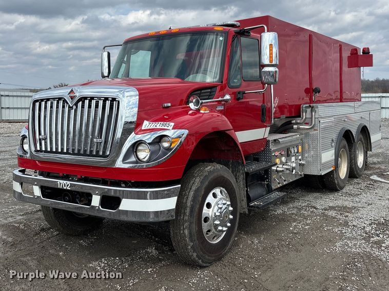 image for item YA2648 2015 International 7400 tanker fire truck
