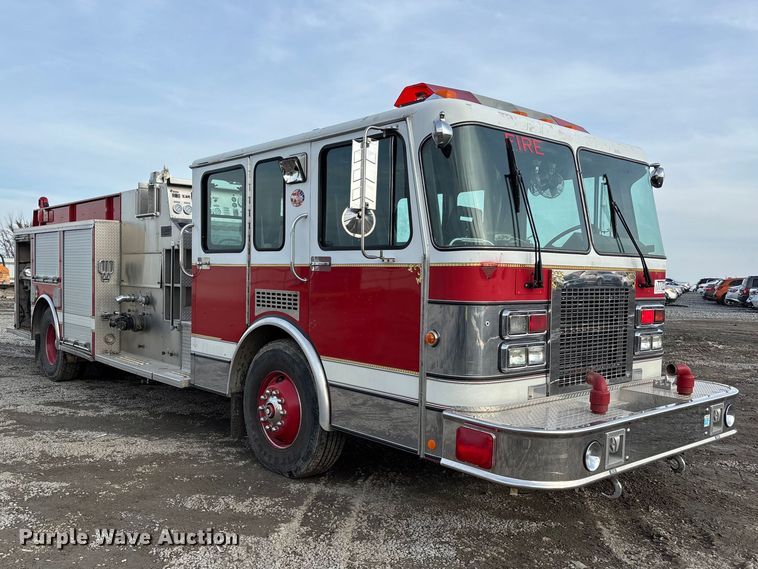 image for item YA2649 1992 Spartan Gladiator pumper fire truck