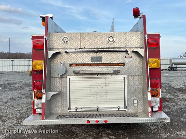 image for item YA2649 1992 Spartan Gladiator pumper fire truck