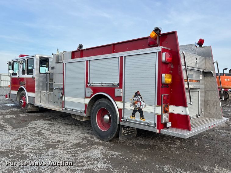 image for item YA2649 1992 Spartan Gladiator pumper fire truck