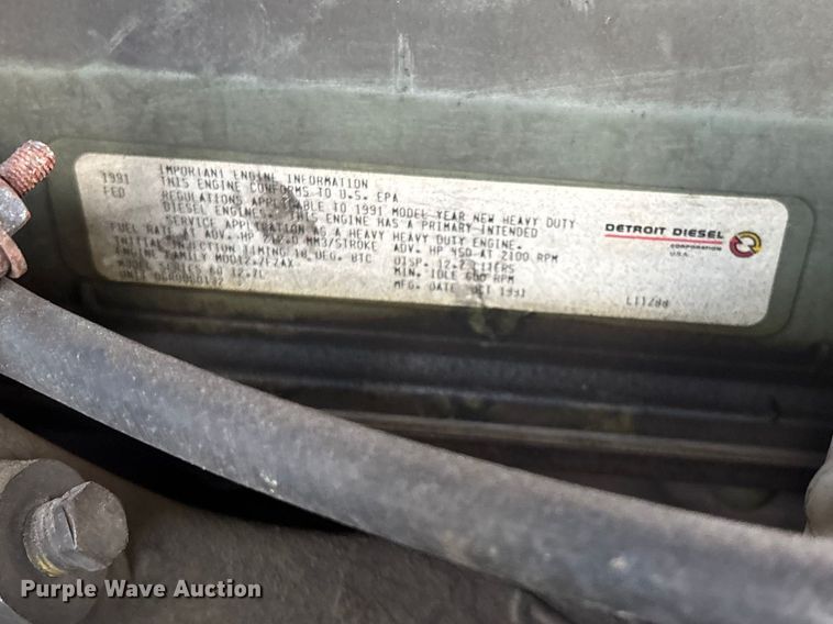 image for item YA2649 1992 Spartan Gladiator pumper fire truck