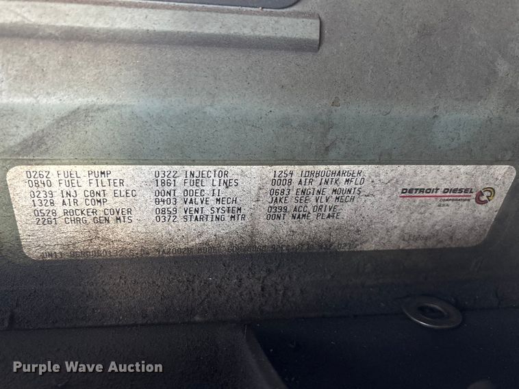 image for item YA2649 1992 Spartan Gladiator pumper fire truck